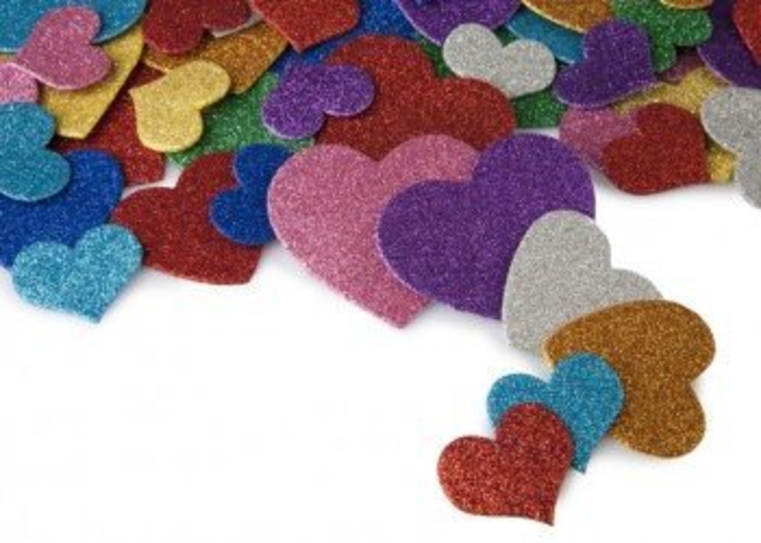 סול חיתוכים- לב נוצץ גדול