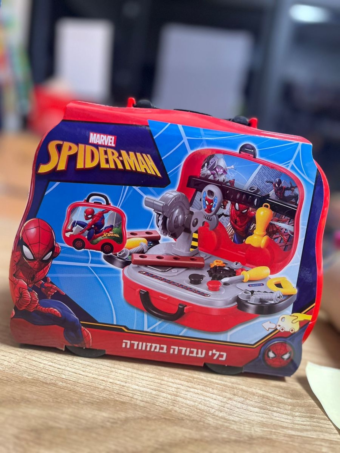 מזוודת כלי עבודה ספיידרמן