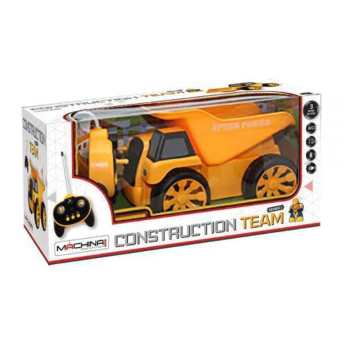 משאית חול עם שלט MACHINA