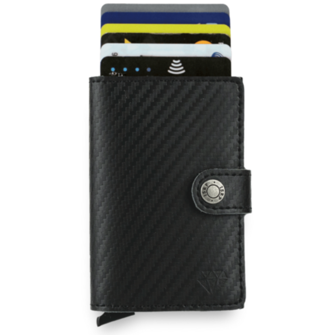 ארנק עור שולף כרטיסים