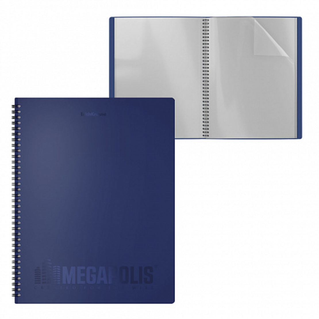 תיק פייל 40 ספירל מיגאפוליס כחול