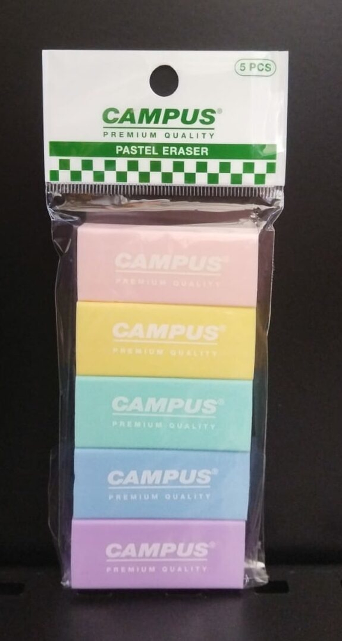 מחק פסטל 5X מלבן קמפוס