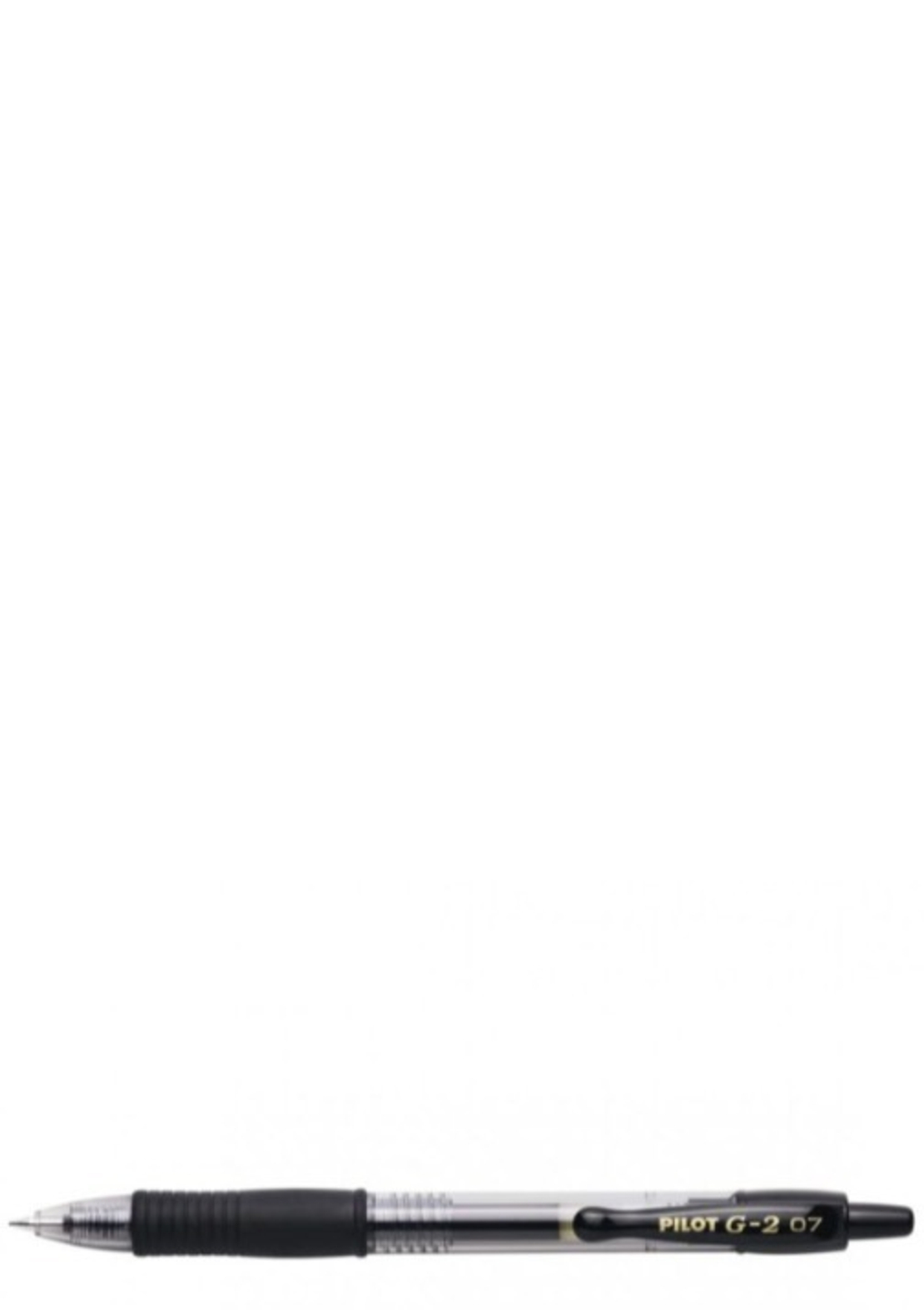 עט ג'ל לחצן G-2-0.7 שחור