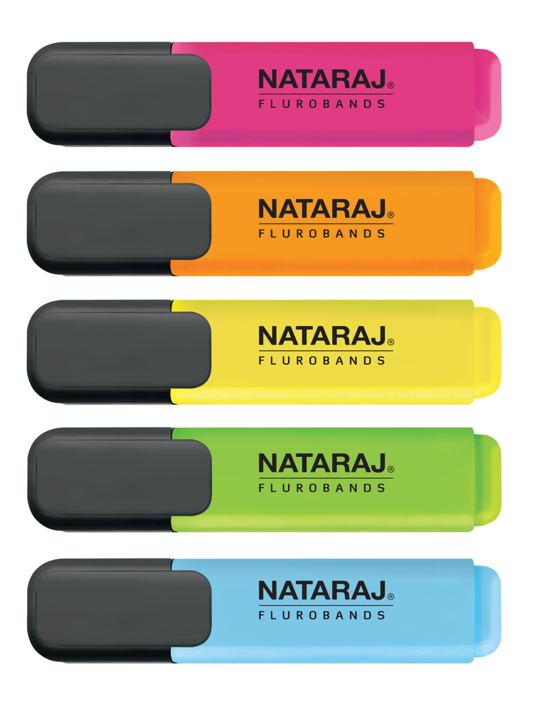 NATARAJ מדגישים 5 צבעים