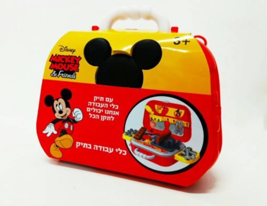 כלי עבודה במזוודה מיקי מאוס