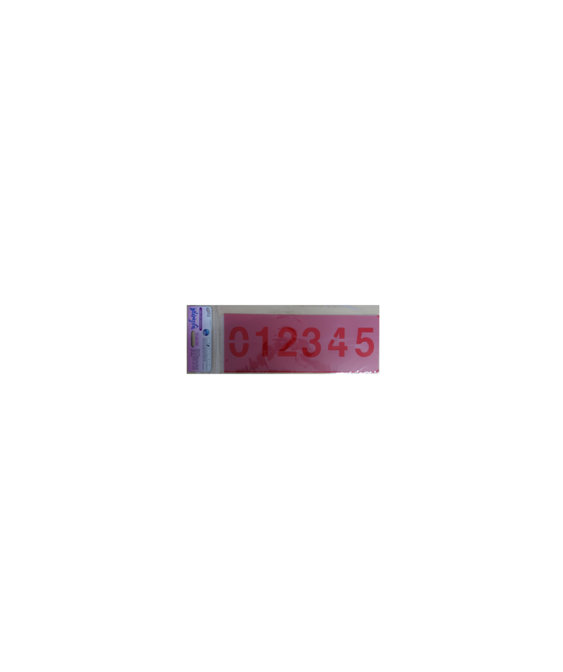 שקפבלונה – רצועות שבלונה מספרים