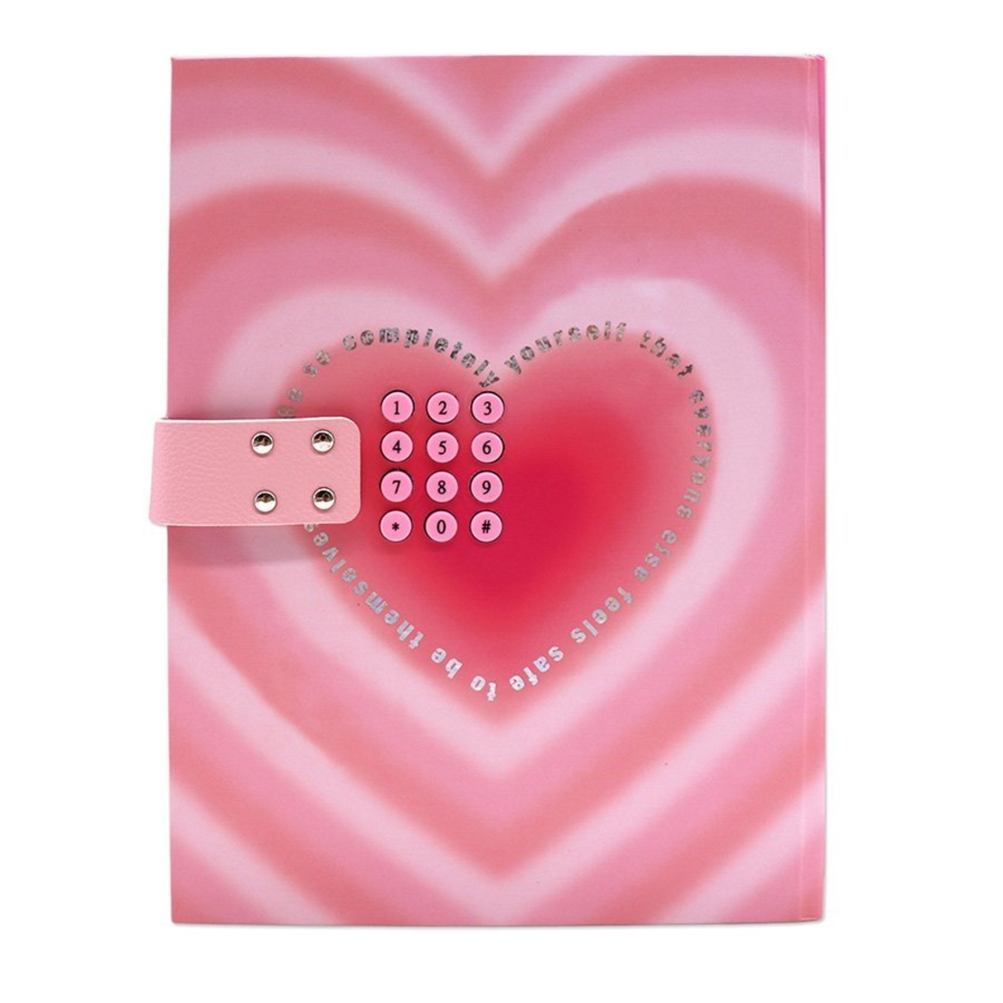 יומן סודי A5עם קוד לב