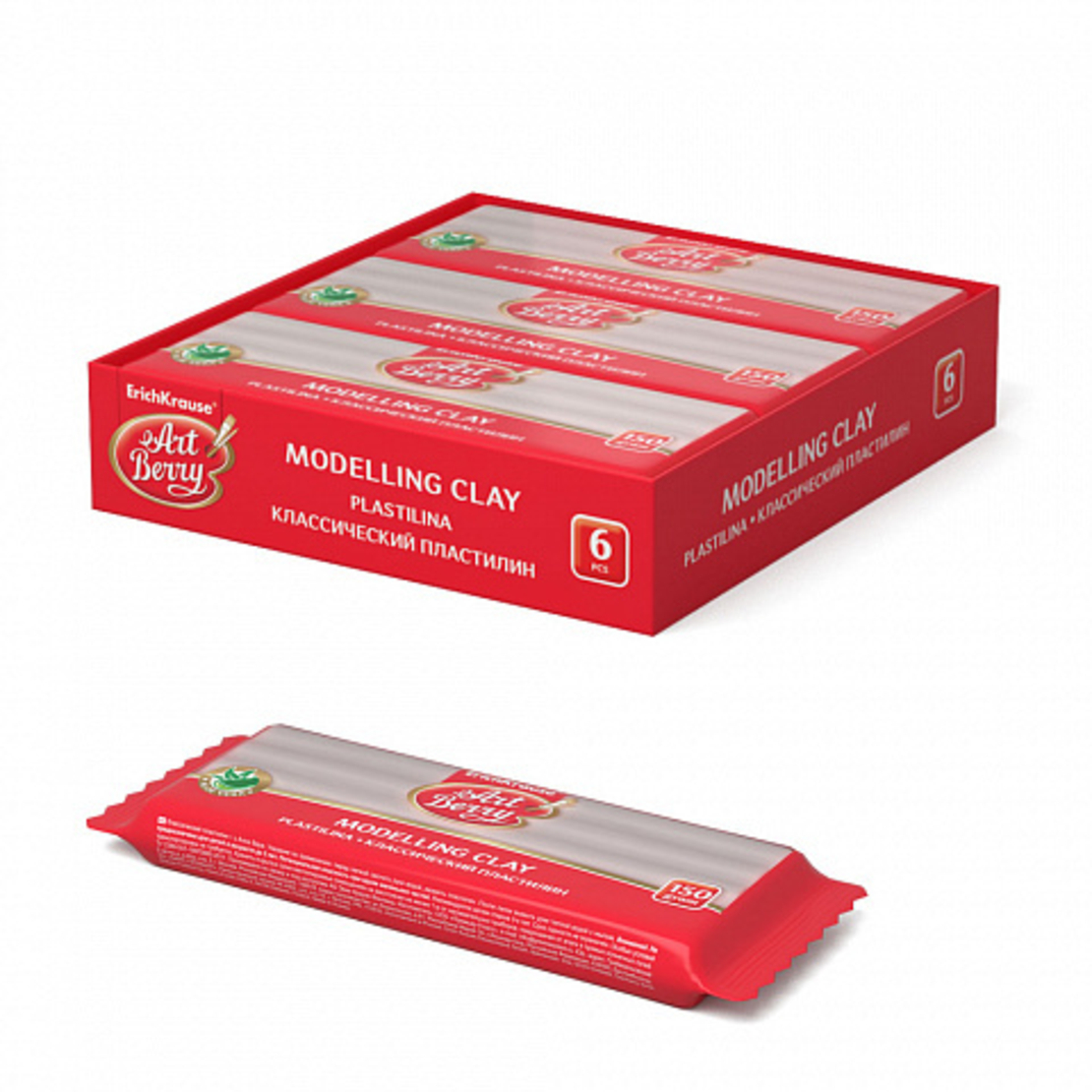 לבן פלסטלינה עם אלווירה 150 גר ARTBERRY