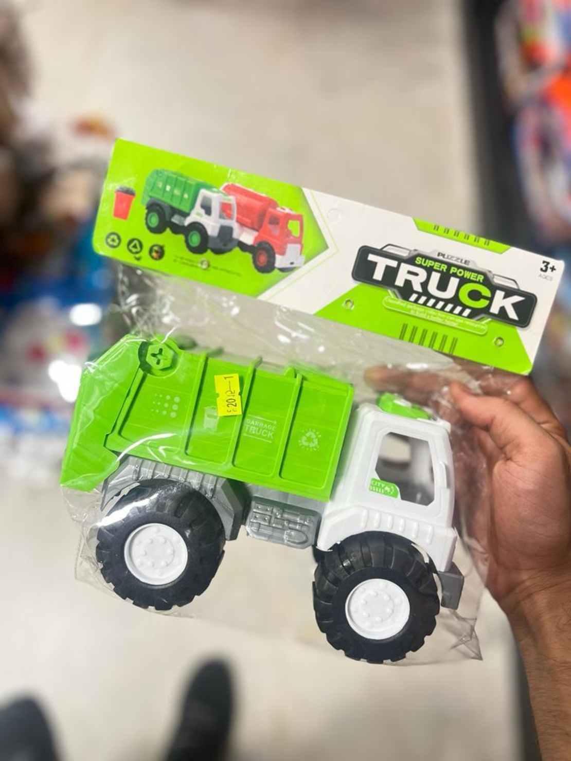 משאית משאית זבל בלתי שבירה