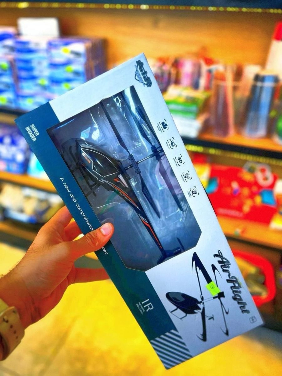 2.5ch מיני חכם גובה קבוע טעינה מסוק צעצוע מסוק שלט רחוק ללא ניפוץ أبيض