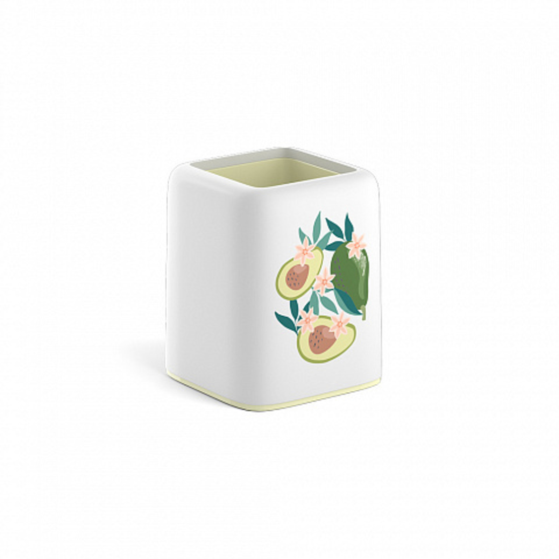 Forte, Avocado Dusk, white with yellow inside