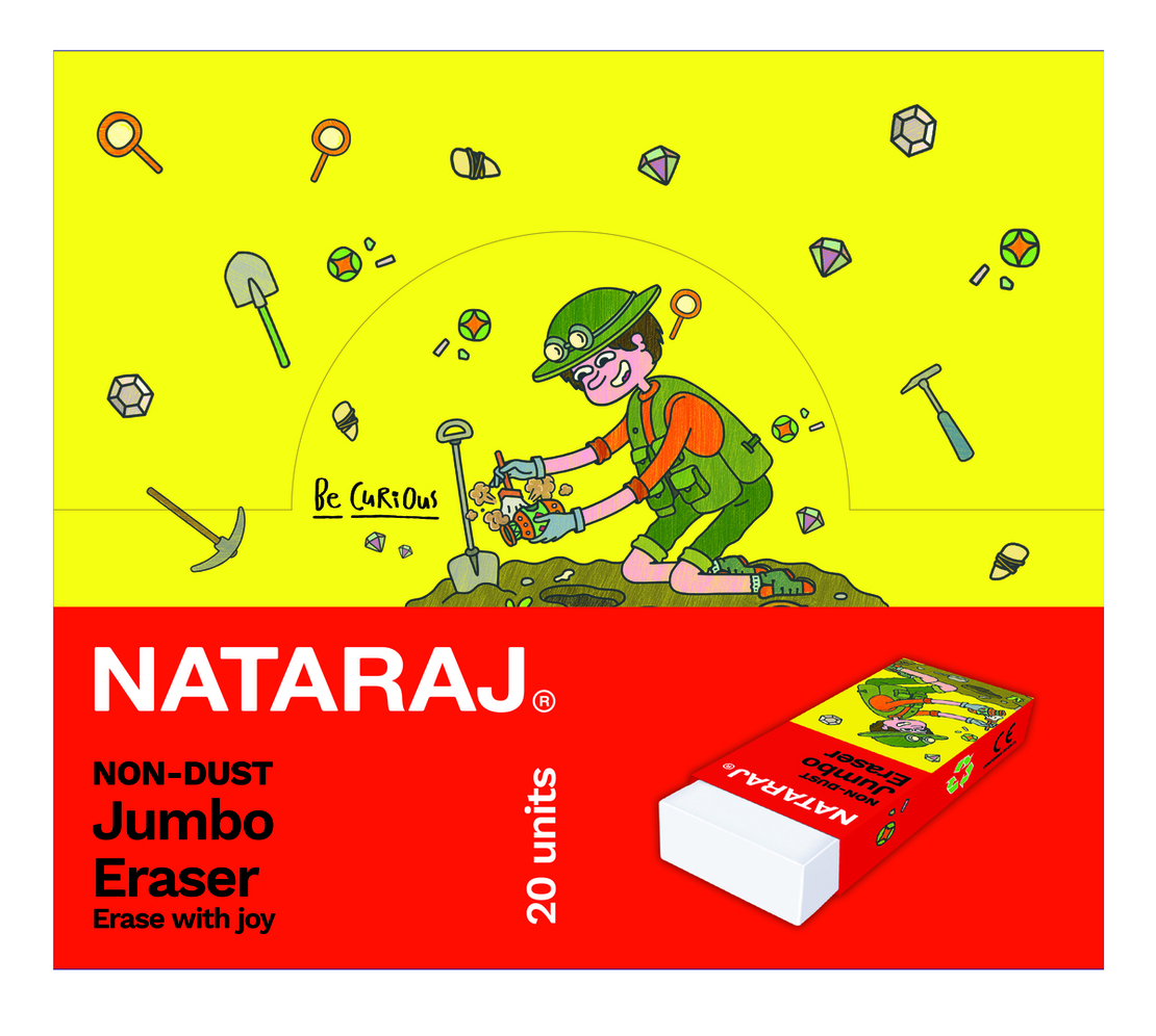 NARATAJ מחק לבן ג'מבו קופסה*20