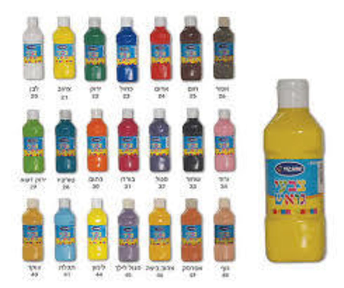 צבעי גואש אומגה 500 מ