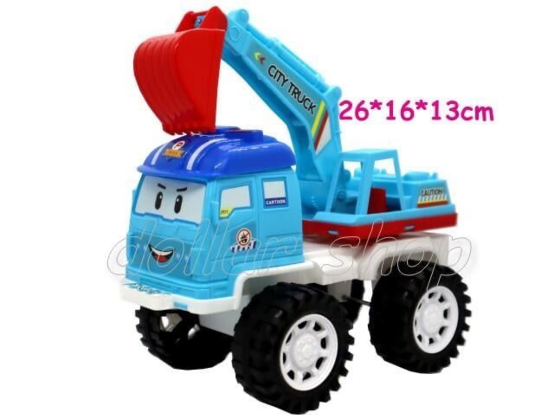 בייבי בובות ☆ [מחפר מצויר גדול מפלצת יד VS מכונית מלט] להציל את הגיבור הקטן בו לי עם אותו סגנון - טרקטורוני גלגל ריק