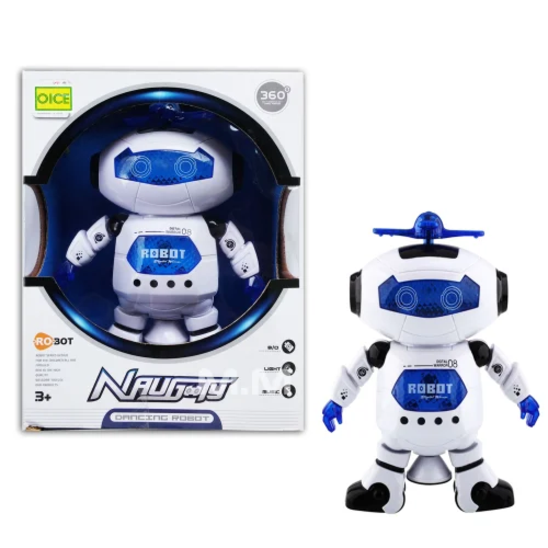 רובוט רוקד שובב צעצוע ילדים עם אור