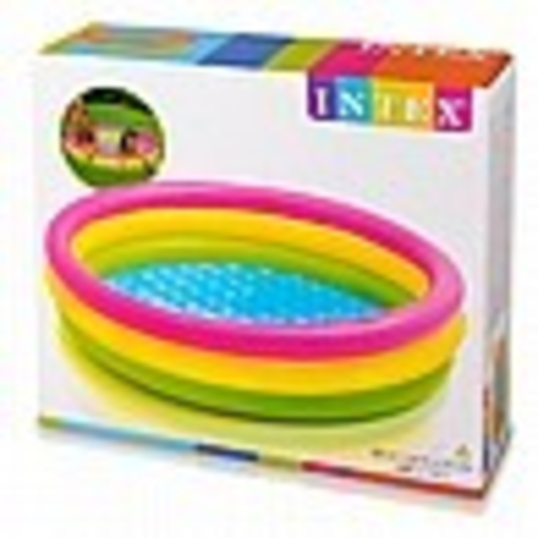 בריכה עגולה צ. הגלידה מתנפחת 3 קומות 1.14mx25cm ק'-6 57412