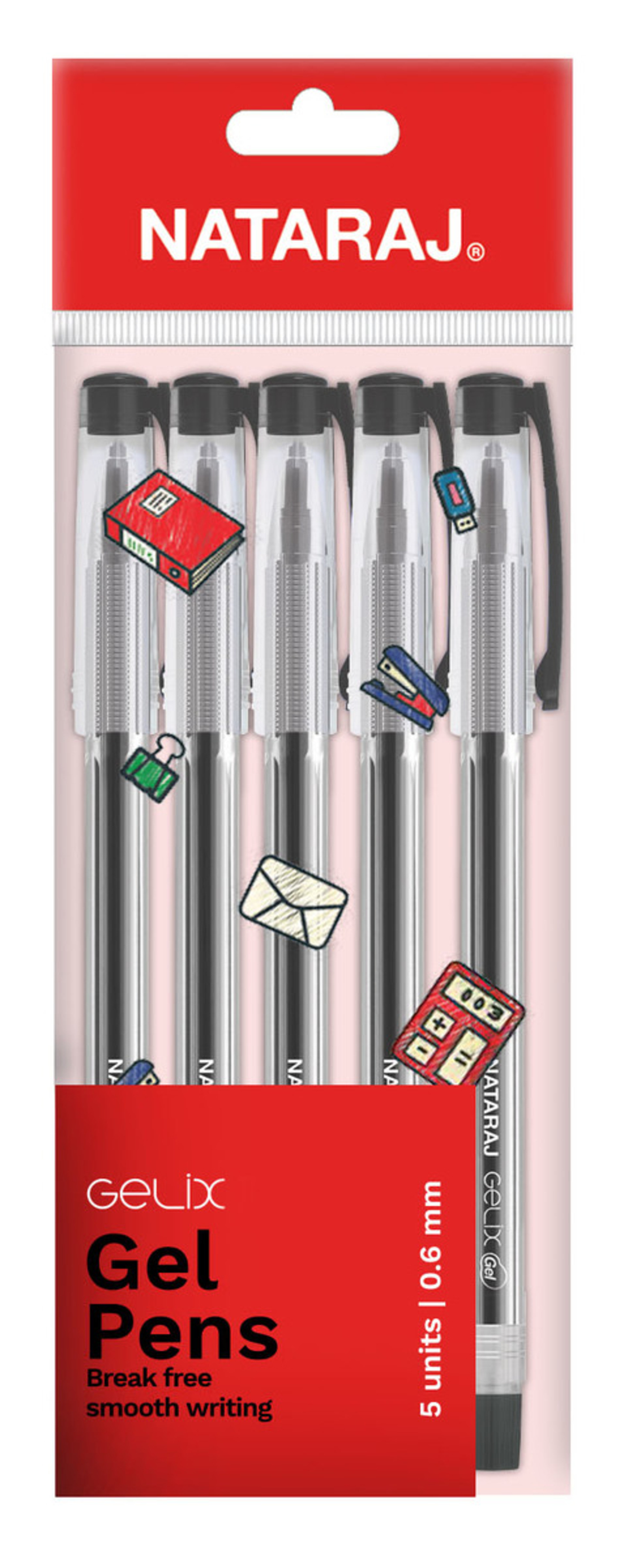 NATARAJ PRECISE FINE BALL POINT שחור אריזה*10