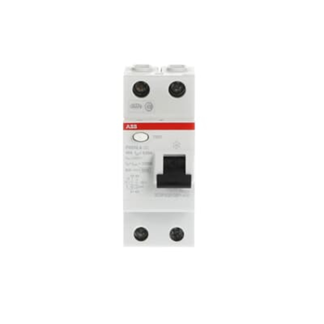 פחת חד פאזי 30MA AC 6KA ABB 40A סדרת FH202