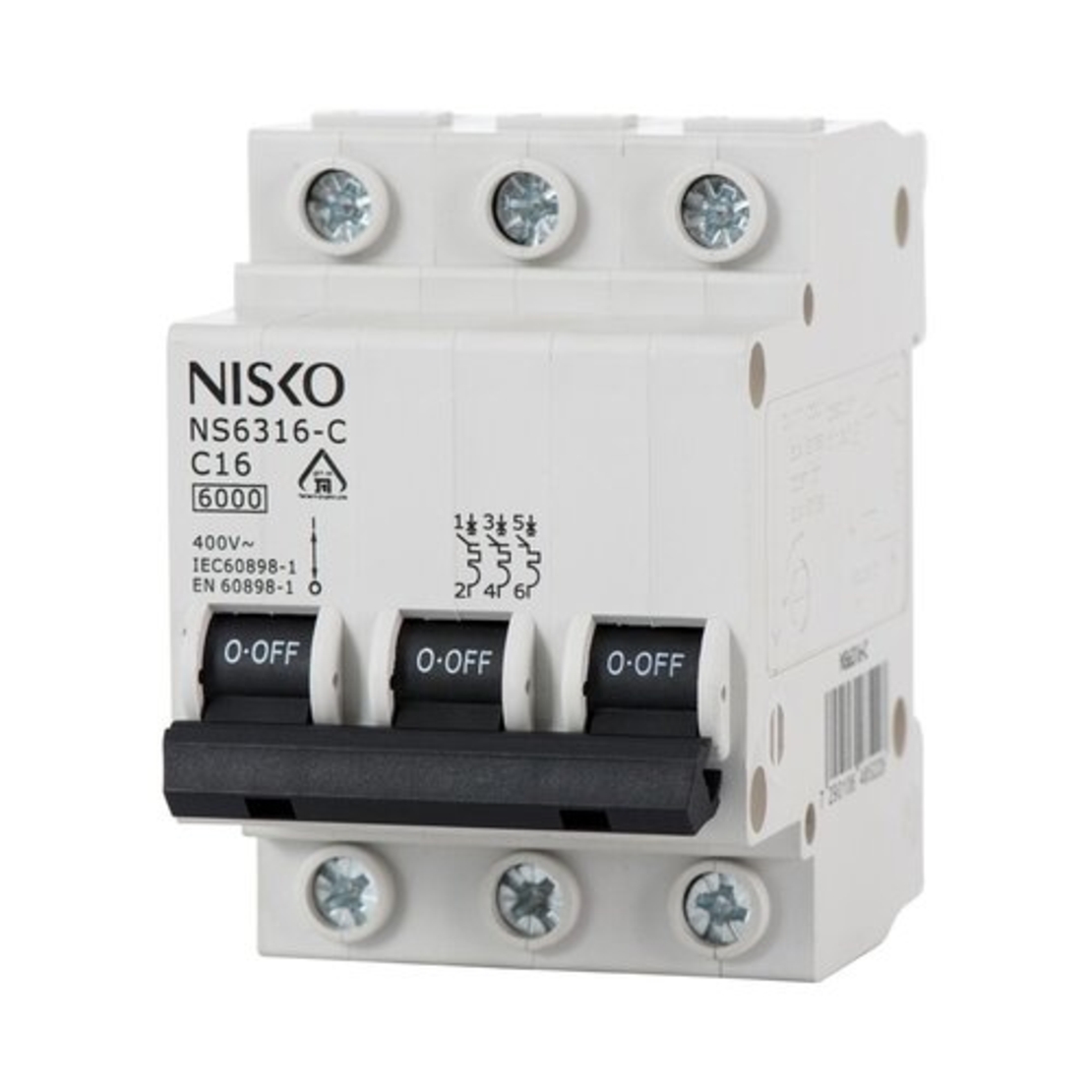 חצי אוטמט תלת פאזי NISKO C20 סדרת NS-6KA