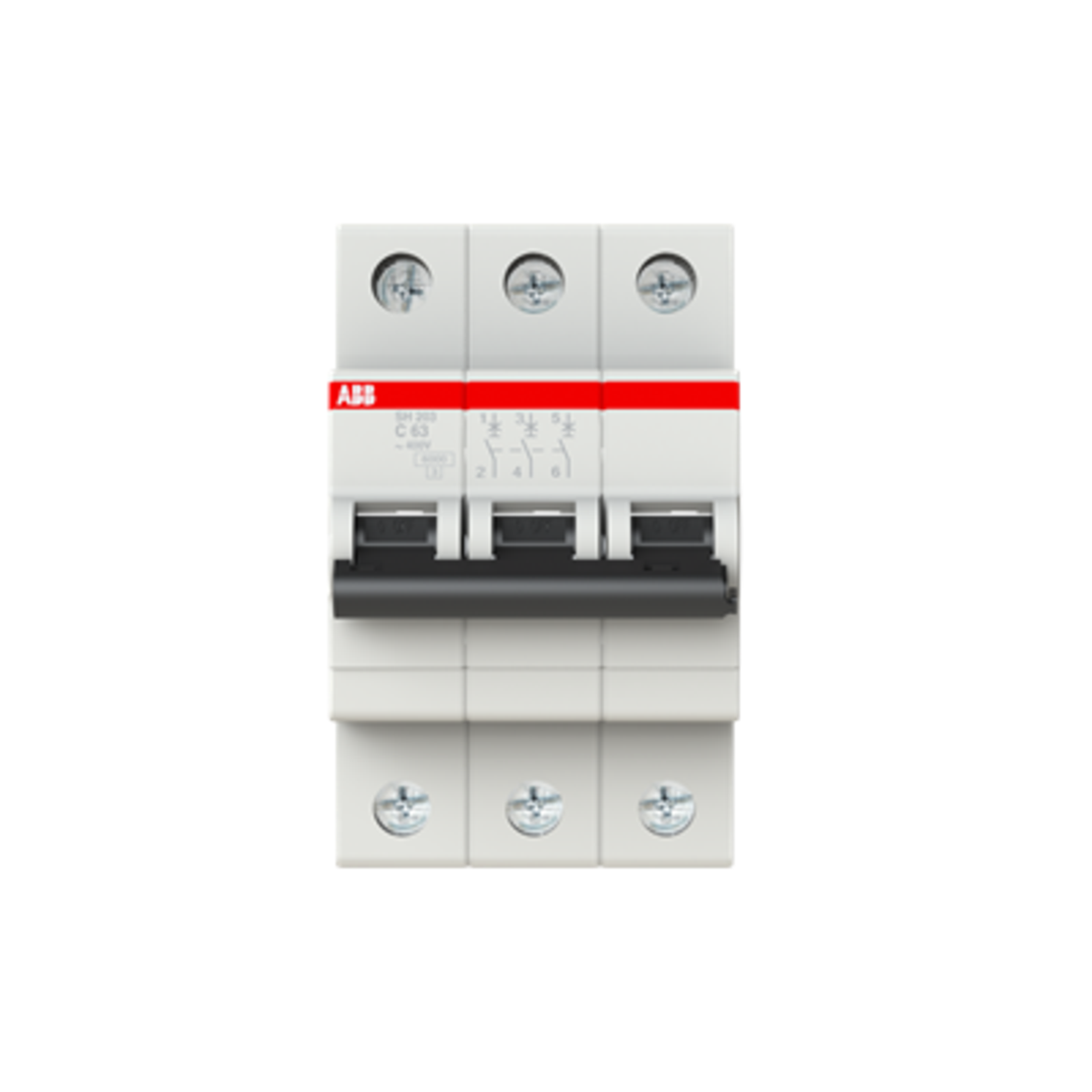 חצי אוטמט תלת פאזי 6KA ABB C63 סדרת SH203