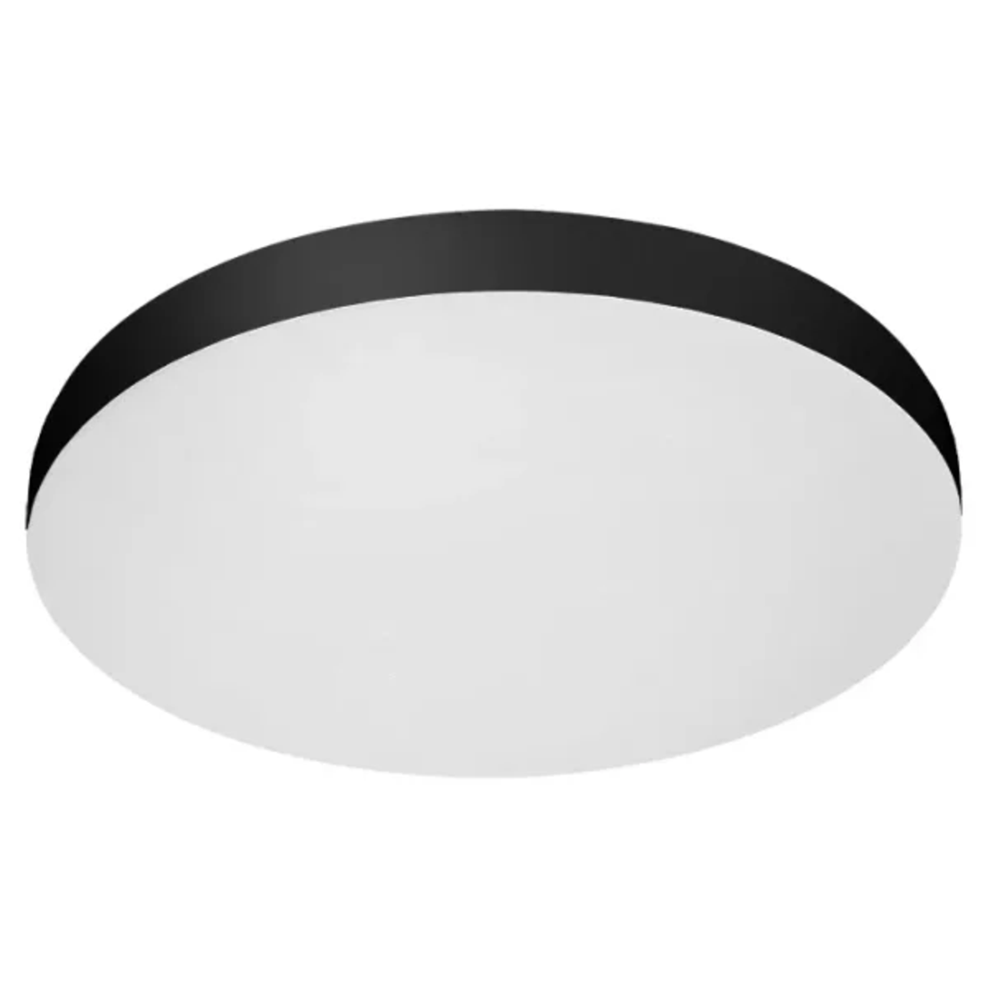 צמוד תקרה עגול 50W שחור יורולוקס - גוון תאורה מתכוונן - IP54 - קוטר 50 ס''מ - סדרת PURE