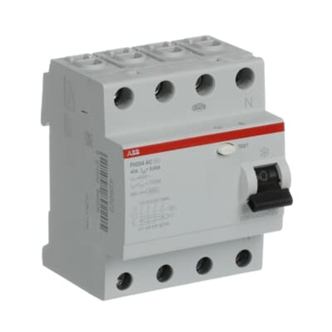 פחת תלת פאזי 30MA AC 6KA ABB 40A סדרת FH204