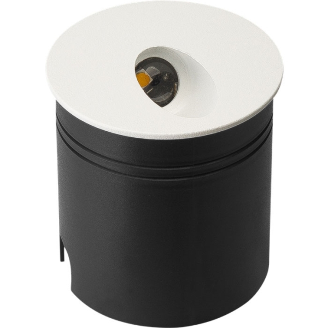 שקוע לד עגול מסדרת נוגה 3W גוף לבן IP54 2900K יורולוקס