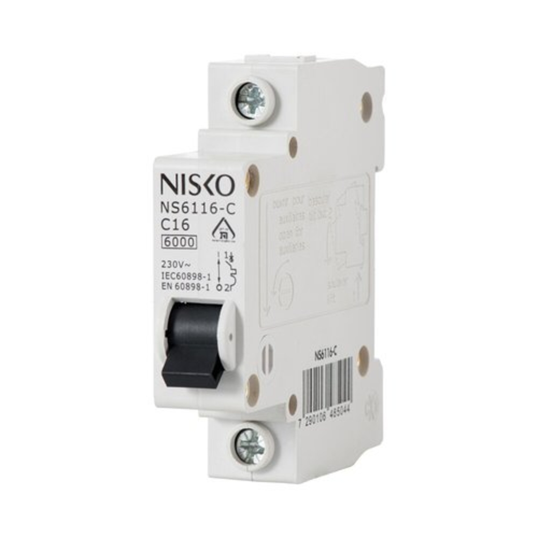 חצי אוטמט חד פאזי NISKO C40 סדרת NS-6KA