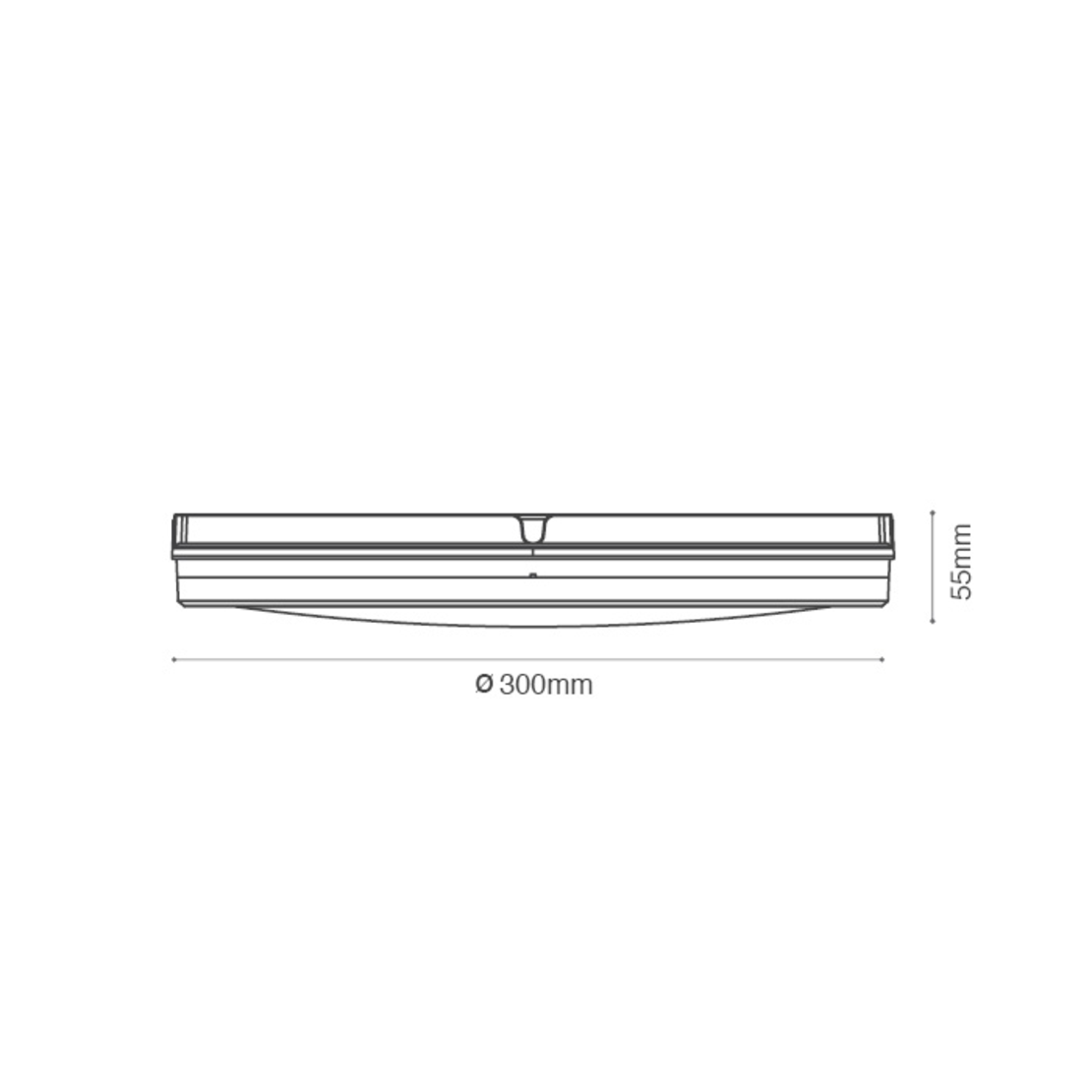 צמוד תקרה 40W לבן יורולוקס - גוון תאורה מתכוונן - IP65 - קוטר 30 ס''מ