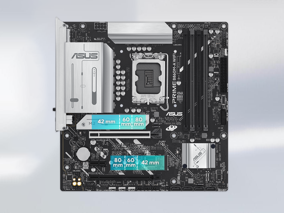 לוחו אם ASUS PRIME B860M-A WIFI — 90MB1JY0-M0EAY0