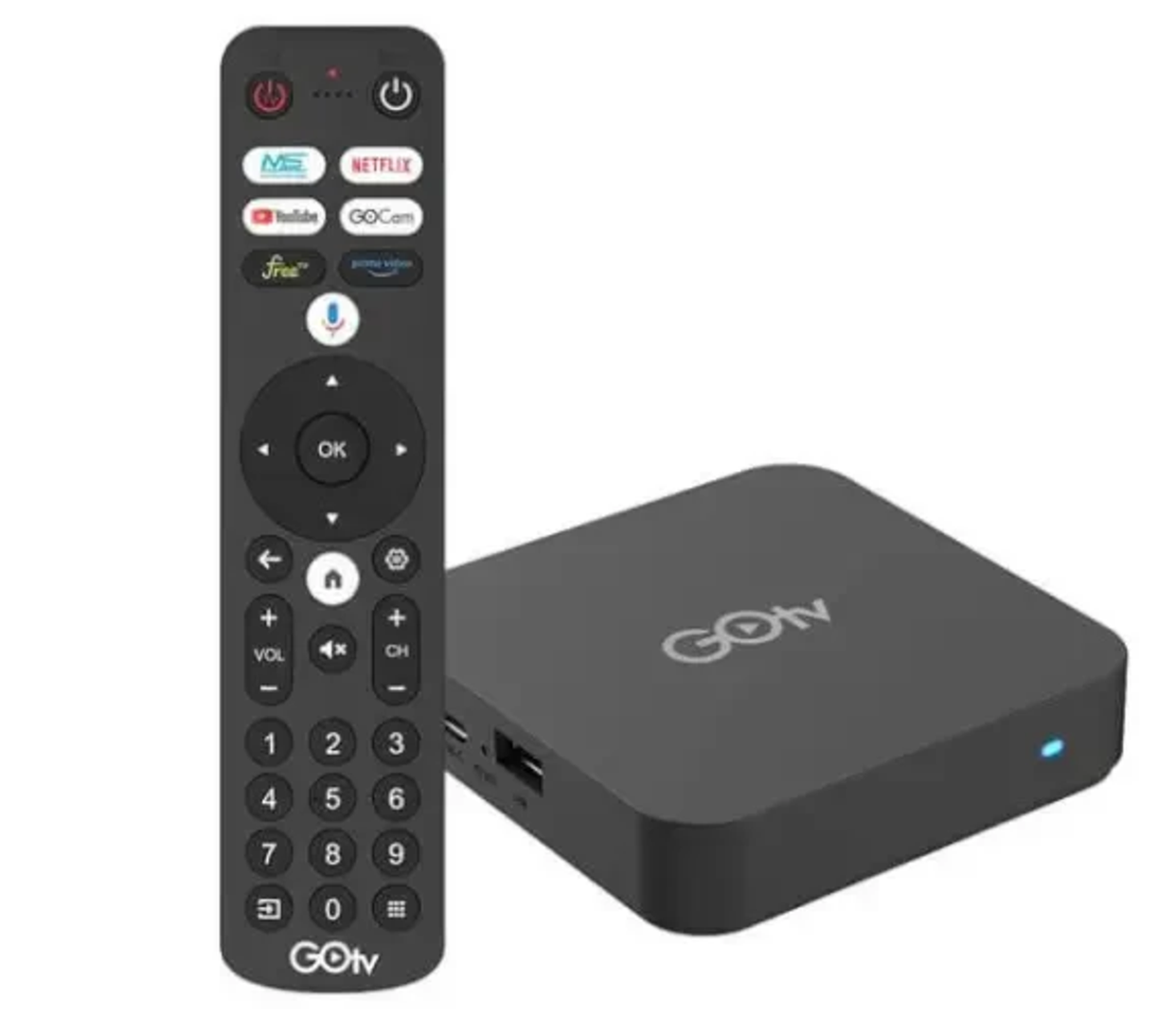 סטרימר GOTV Y 4K עם Android TV 14, נפח אחסון 32GB ושלט קולי