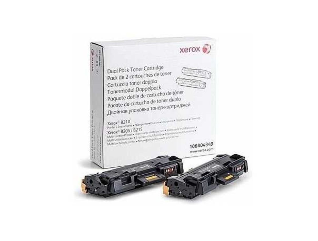 זוג טונרים מקוריים Xerox 106R04349