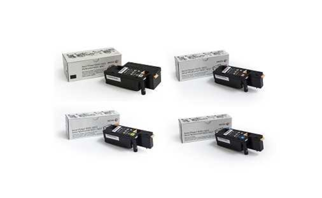 סט טונרים מקוריים  XEROX 6020/6022/6025/6027