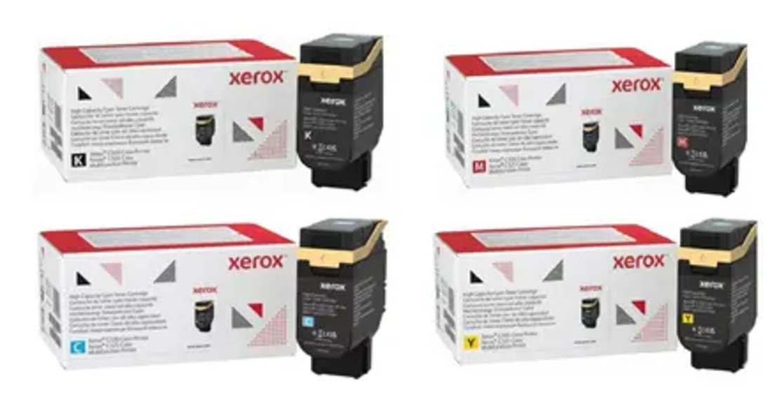 סט 4 טונרים מקוריים Xerox C320/C325 BK/C/M/Y