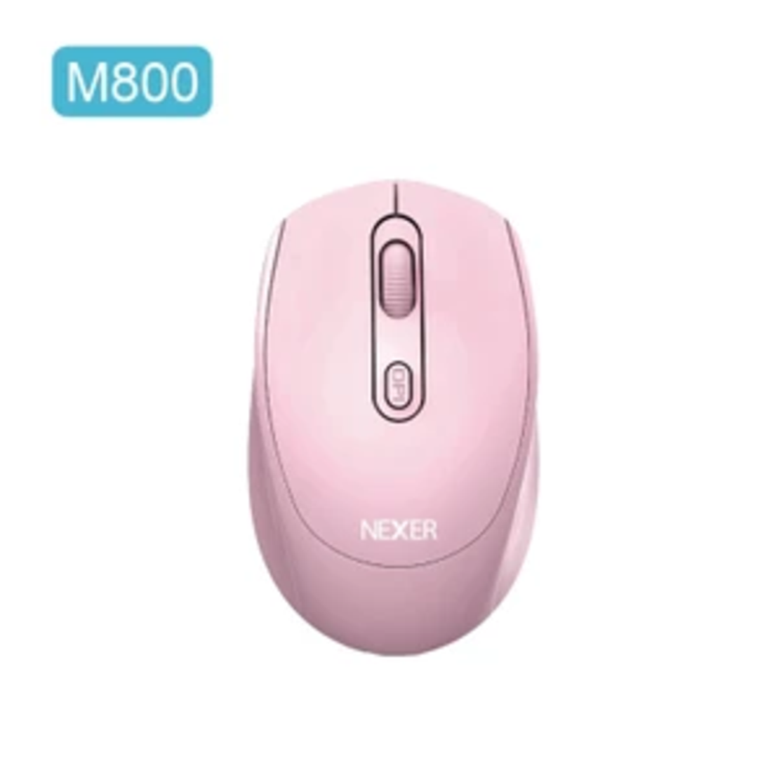 עכבר אלחוטי NEXER ורוד BT+ 800M