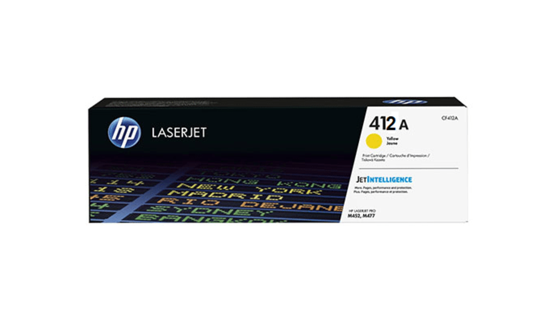 טונר צהוב מקורי hp 410a cf412a
