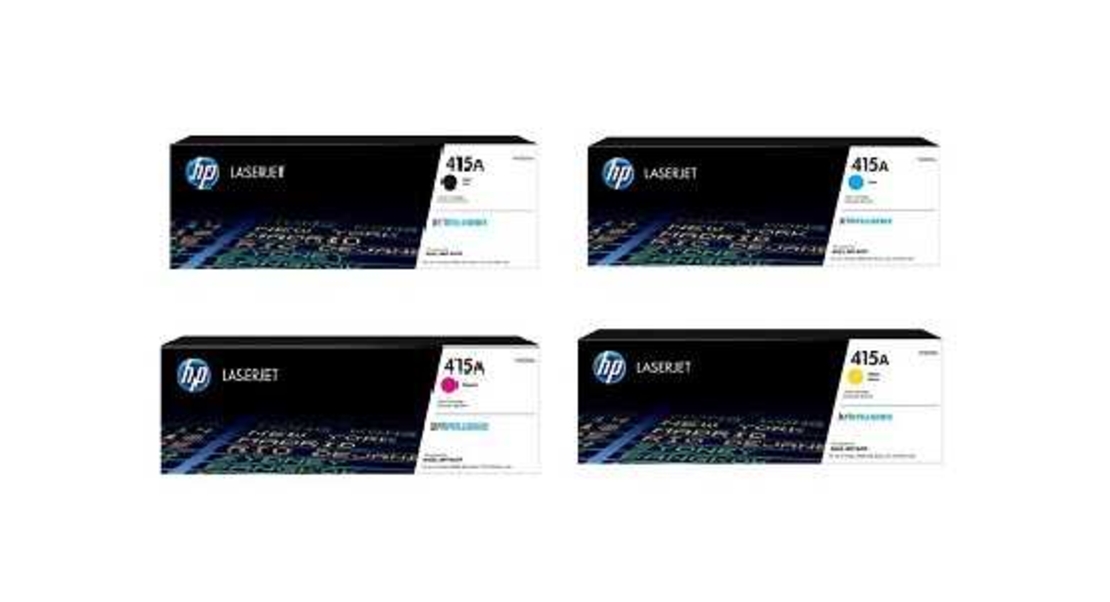 סט טונרים מקורי HP 415A W2030A/W2031A/W2032A/W2033A