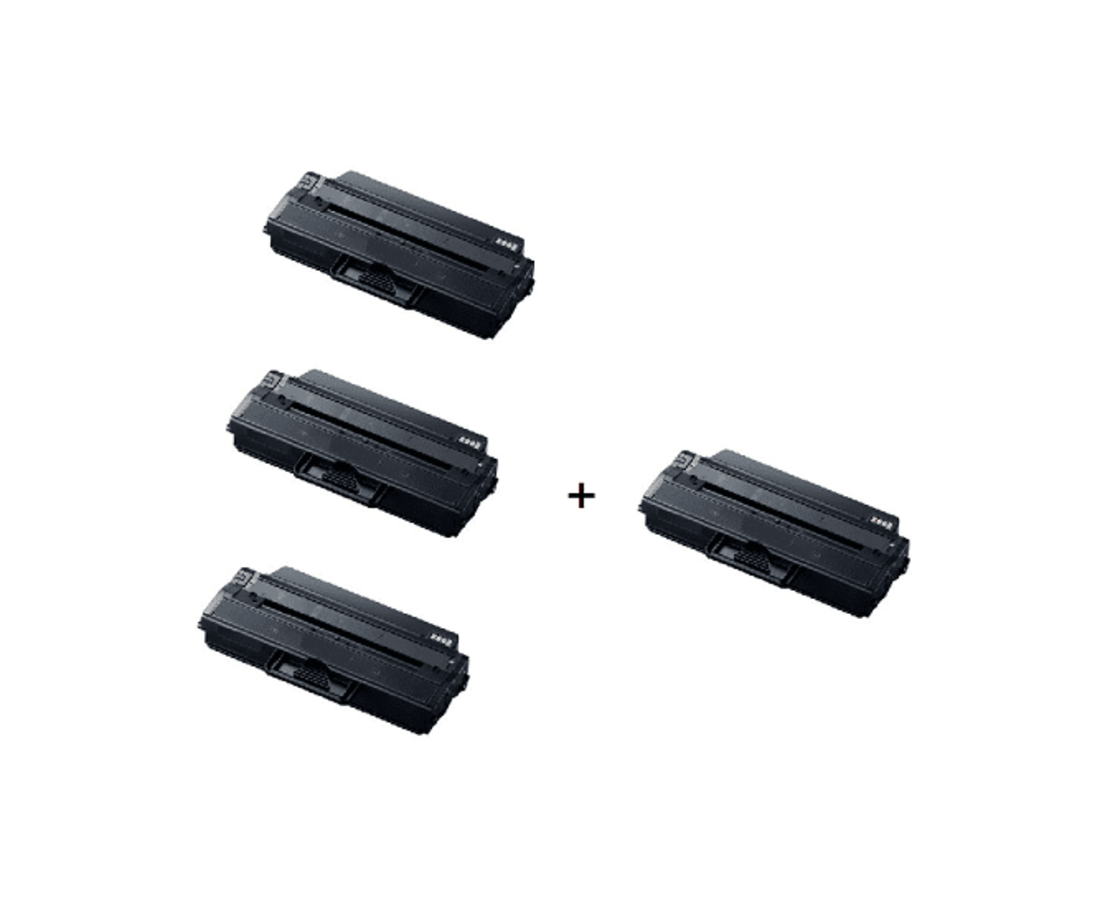 3 טונרים תואמים samsung mltd115L + טונר תואם 115L נוסף חינם
