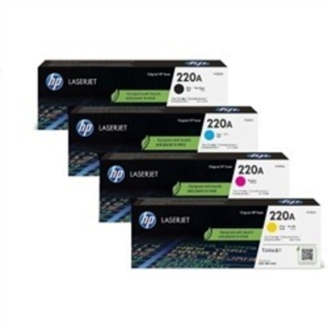 סט טונרים מקורי HP 220A W2200A,W2201A,W2202A,W2203A