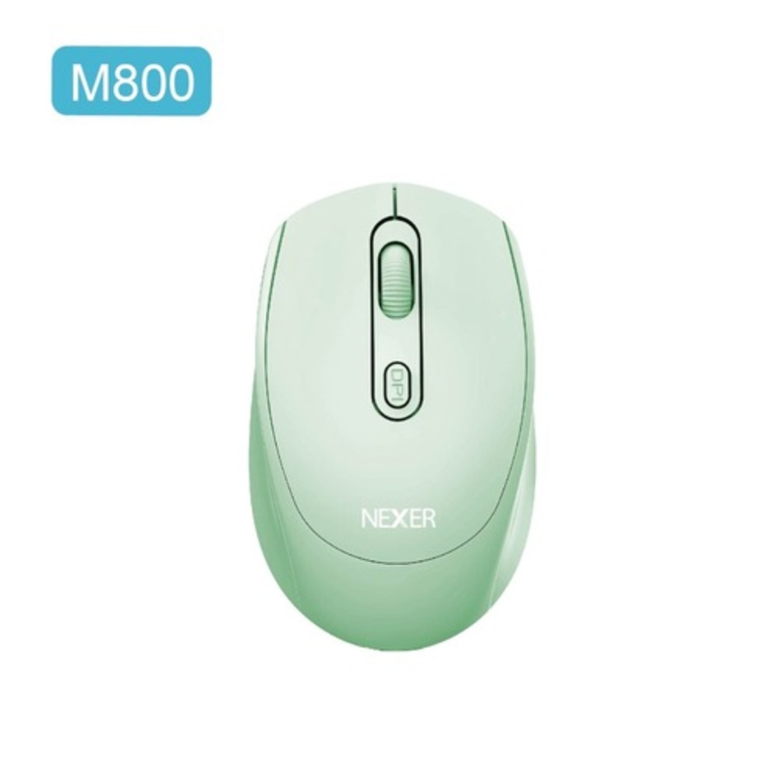 עכבר אלחוטי NEXER ירוק BT+ 800M