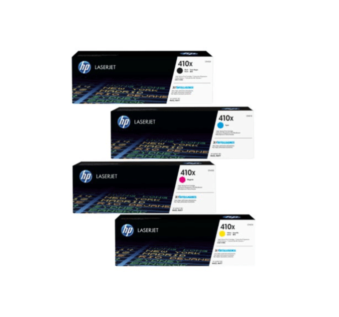 סט טונרים מקורי hp 410X CF410X/CF411X/CF412X/CF413X