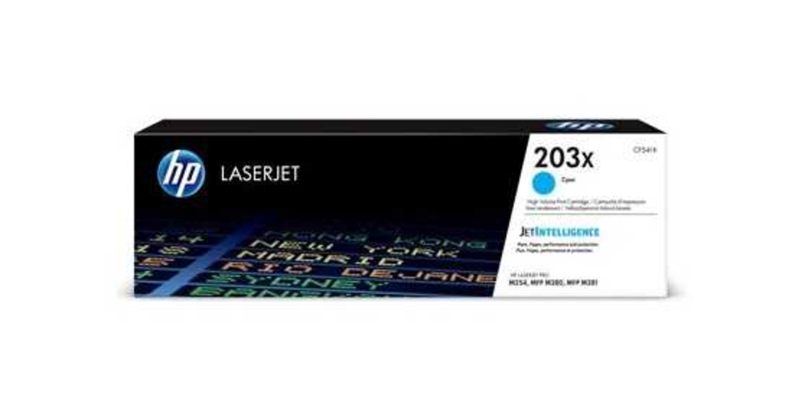 טונר כחול מקורי HP 203X CF541X cyan
