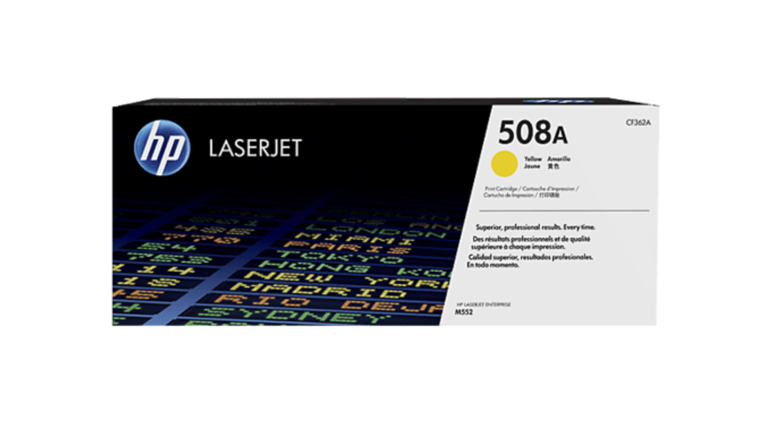 טונר צהוב מקורי HP 508A CF362A