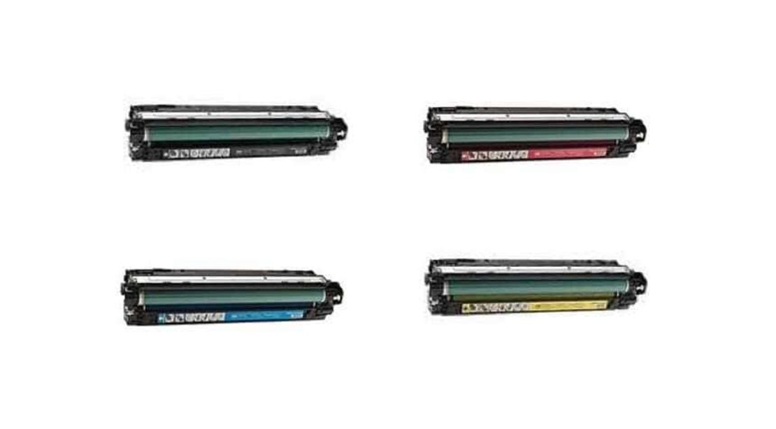 סט טונרים תואמים HP 650A CE270A/CE271A/CE272A/CE273A