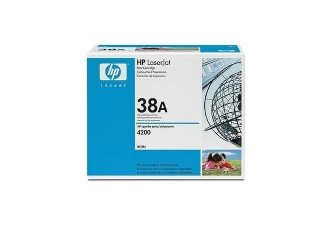 טונר מקורי שחור HP Q1338A | HP 38A
