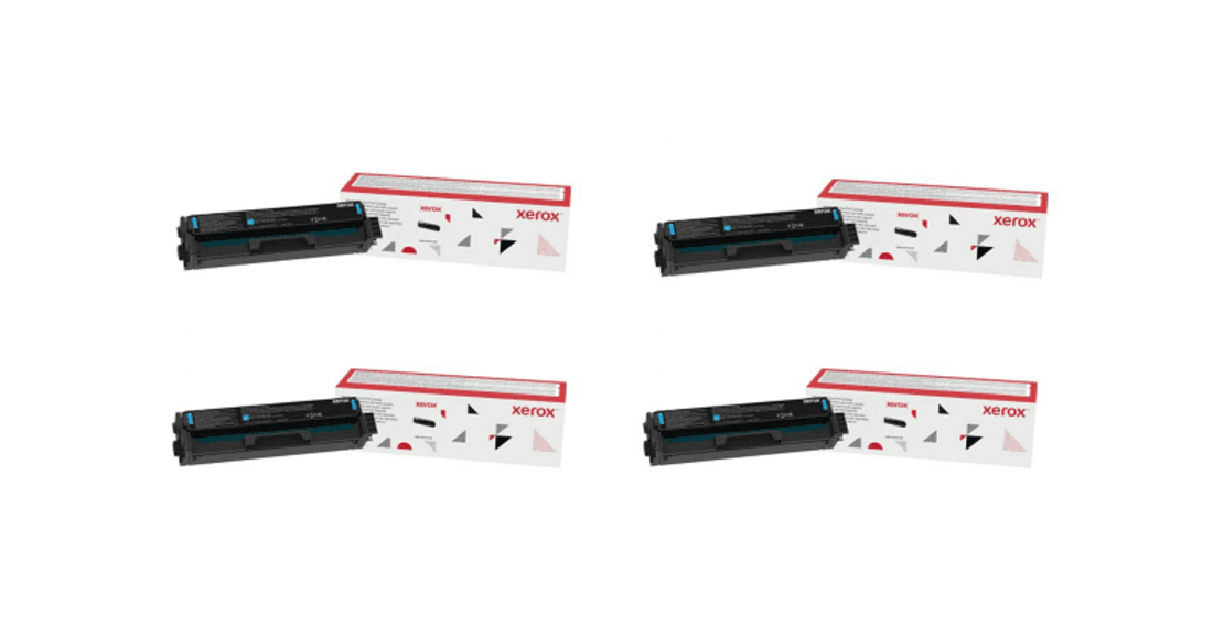 סט 4 טונרים מקוריים למדפסת Xerox c230/c235 bk/c/m/y (3k)