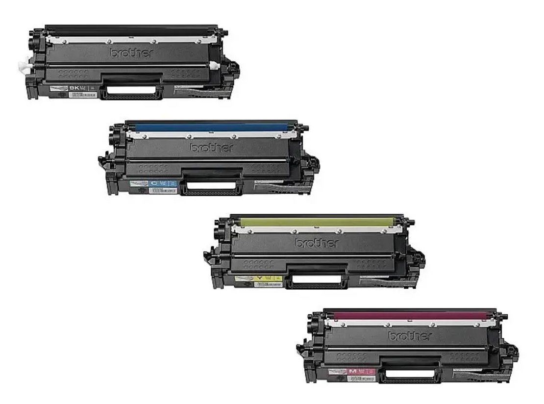 סט טונרים מקוריים brother tn821xxl bk/c/m/y