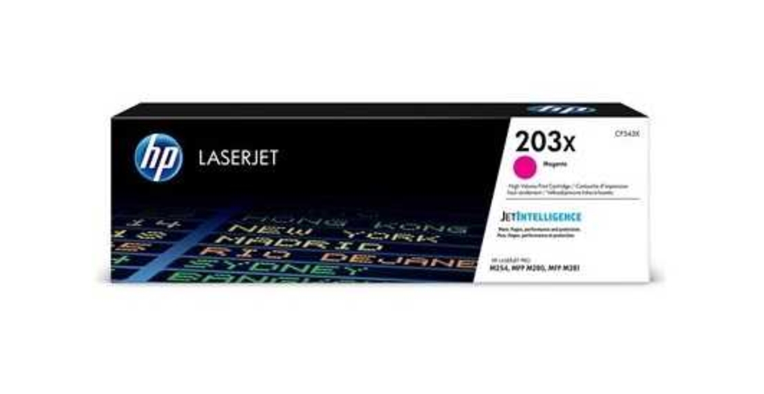 טונר אדום מקורי hp 203x cf543x magenta