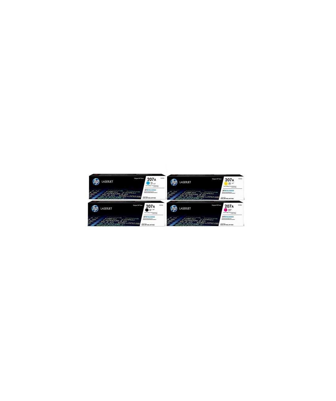 סט טונרים מקורי HP 207A BK/C/M/Y