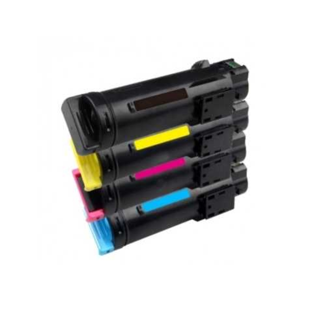 סט 4 טונרים תואמים bk/c/y/m למדפסת xerox 6515/ 6510